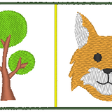Stickdatei - DO-MI-NO "WALD"