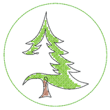 Stickdatei - Untersetzer Single Line Advent (24 Dateien) - Sewando