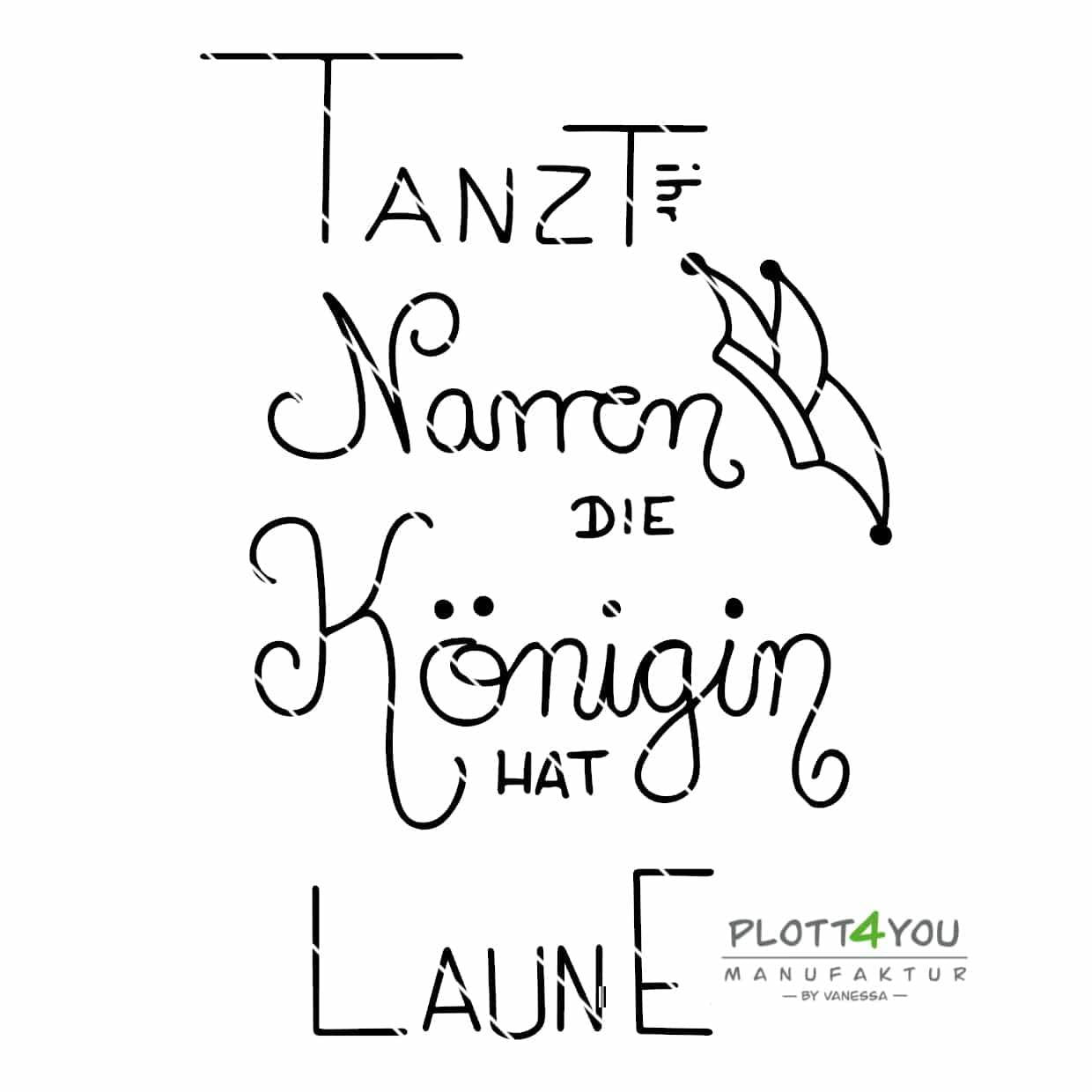 Tanzt Ihr Narren | SVG, DXF, PNG Plotterdatei, Laserdatei - Sewando