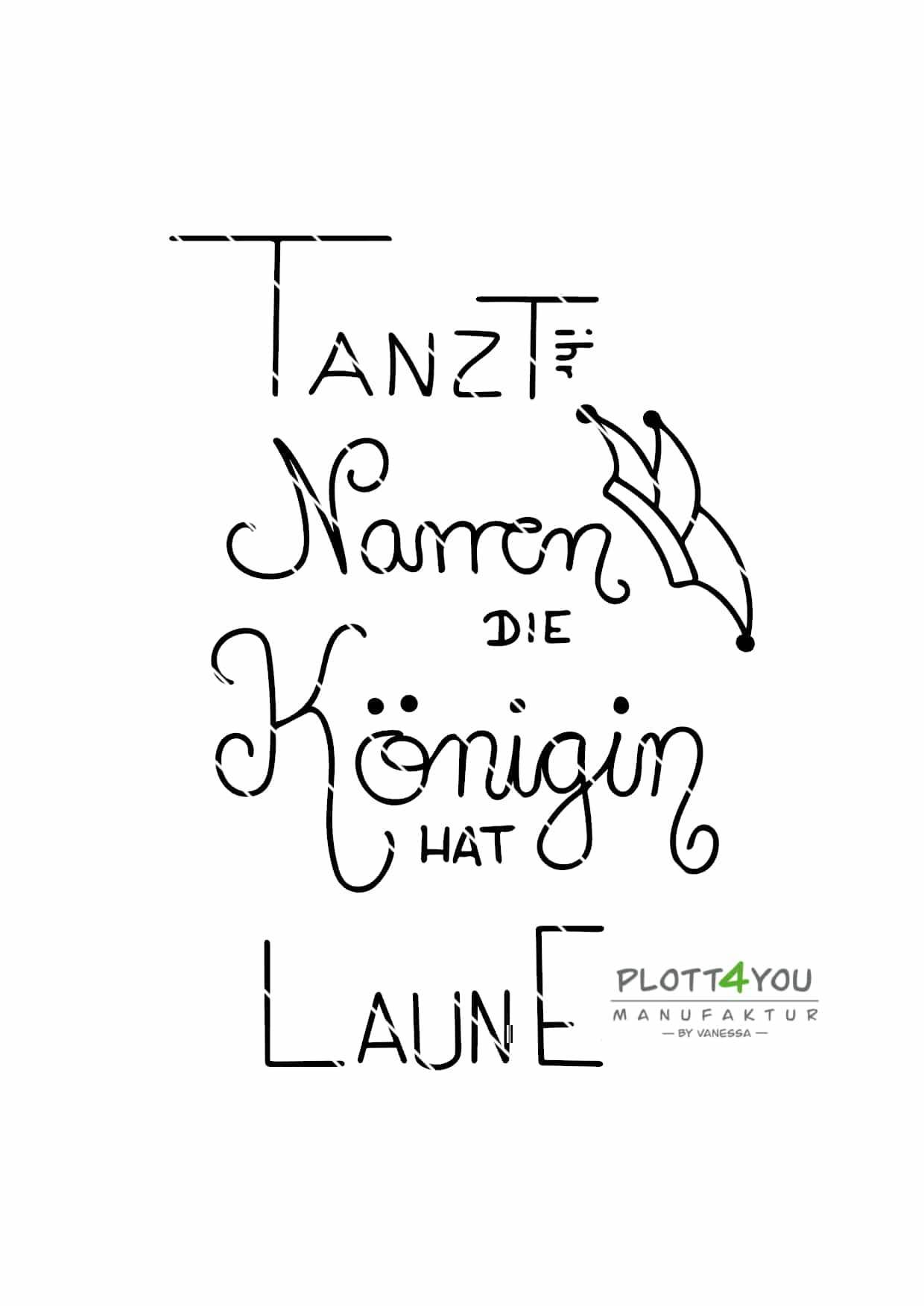 Tanzt Ihr Narren | SVG, DXF, PNG Plotterdatei, Laserdatei - Sewando