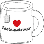 Stickdatei - Teetassen-Set (Füllobjekt) - Sewando