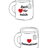 Stickdatei - Teetassen-Set (Füllobjekt) - Sewando