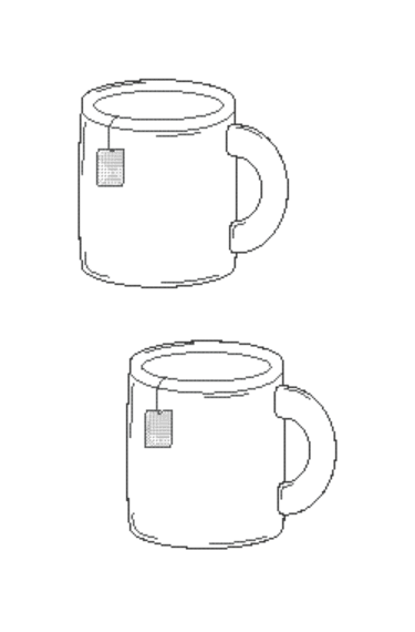 Stickdatei - Teetassen-Set (Füllobjekt) - Sewando