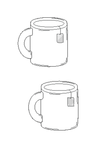 Stickdatei - Teetassen-Set (Füllobjekt) - Sewando