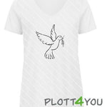 Taube | SVG DXF & PNG Plotterdatei, Laserdatei - Sewando
