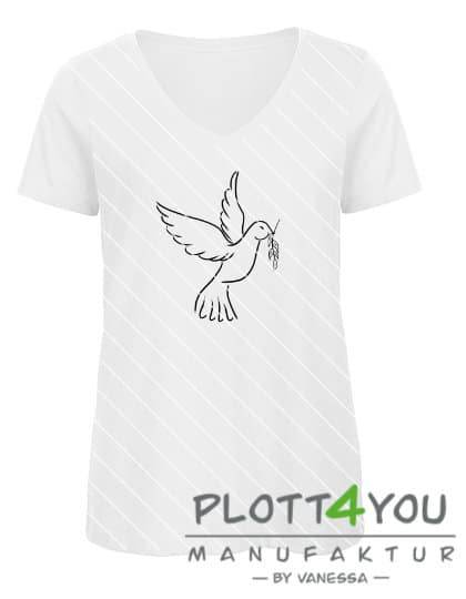 Taube | SVG DXF & PNG Plotterdatei, Laserdatei - Sewando