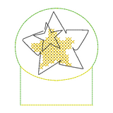Stickdatei - LED-Teelichtcover "Advent" (10 Motive)