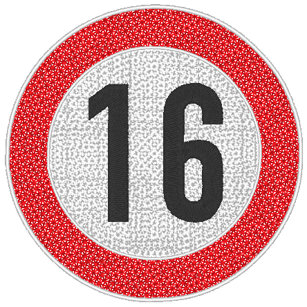 Stickdatei - Verkehrsschilder zum Geburtstag - Sewando