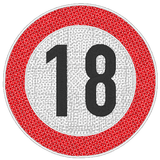 Stickdatei - Verkehrsschilder zum Geburtstag - Sewando
