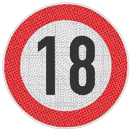 Stickdatei - Verkehrsschilder zum Geburtstag - Sewando