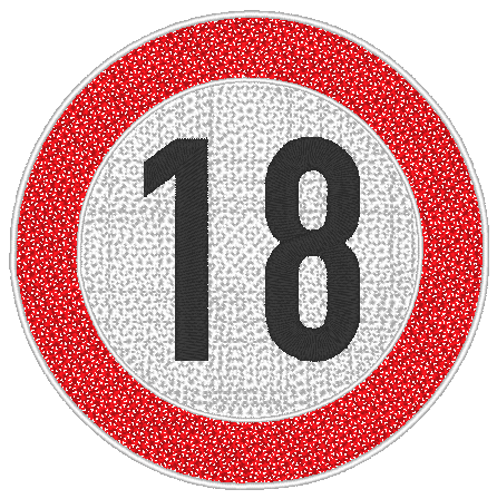 Stickdatei - Verkehrsschilder zum Geburtstag - Sewando
