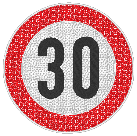 Stickdatei - Verkehrsschilder zum Geburtstag - Sewando