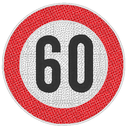 Stickdatei - Verkehrsschilder zum Geburtstag - Sewando