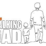 Stickdatei - Set "The Walking DAD"