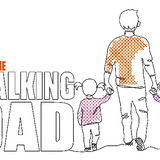 Stickdatei - Set "The Walking DAD"
