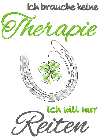Stickdatei - Therapie REITEN - Sewando