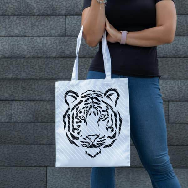 Tigerkopf | SVG, DXF & PNG Plotterdatei, Laserdatei - Sewando