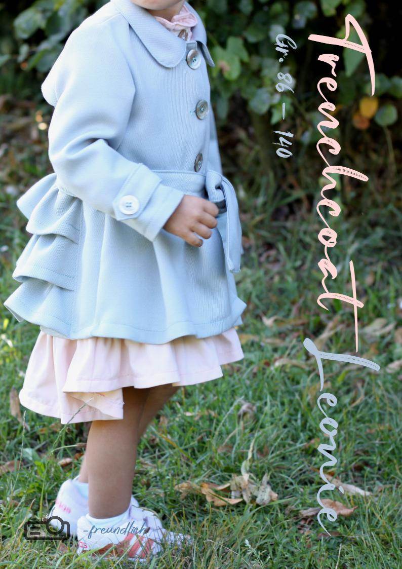 Schnittmuster Trenchcoat Leonie Gr. 86-140 - Sewando