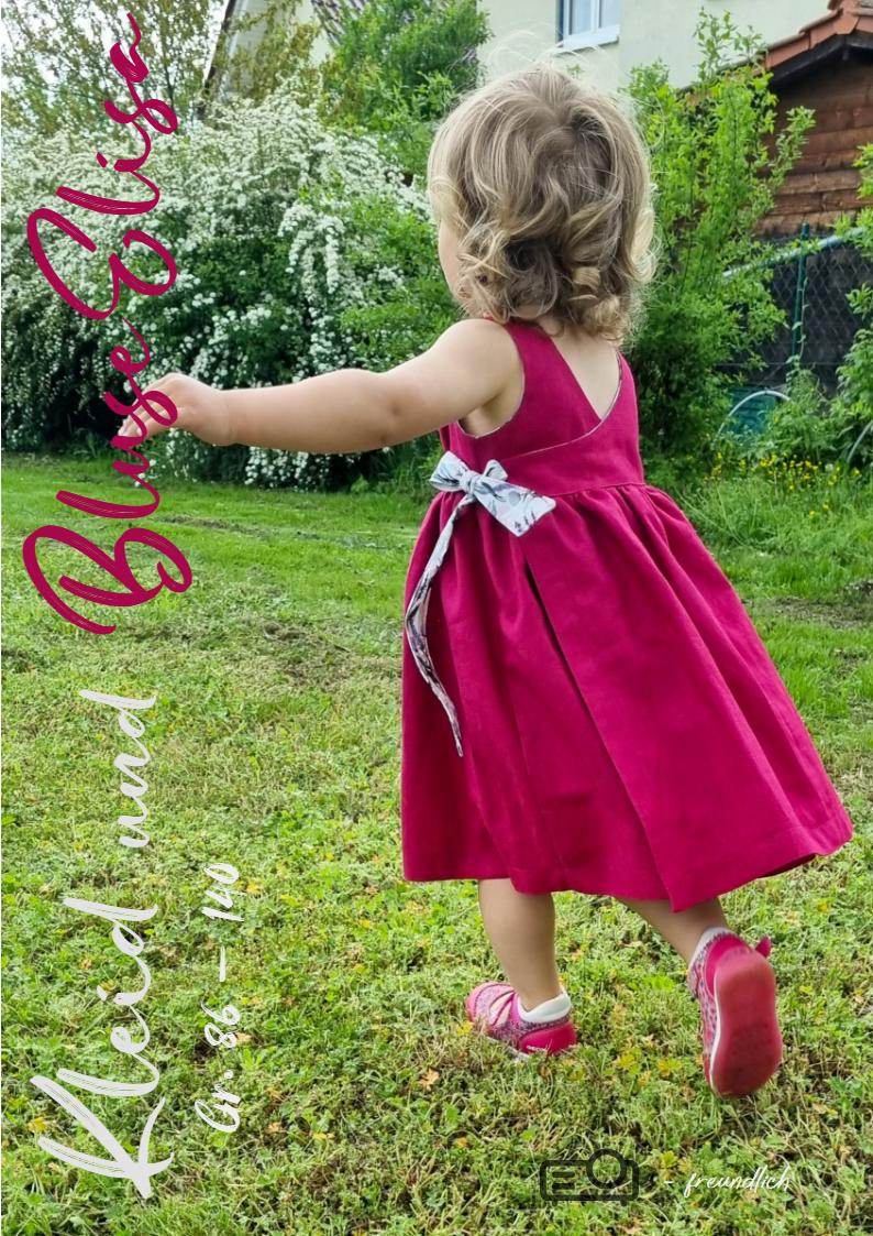 Schnittmuster Kleid Elisa Sommerkleid Stufenkleid Gr. 86-140 - Sewando