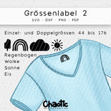 Plotterdatei Größenlabel 2 - Sewando