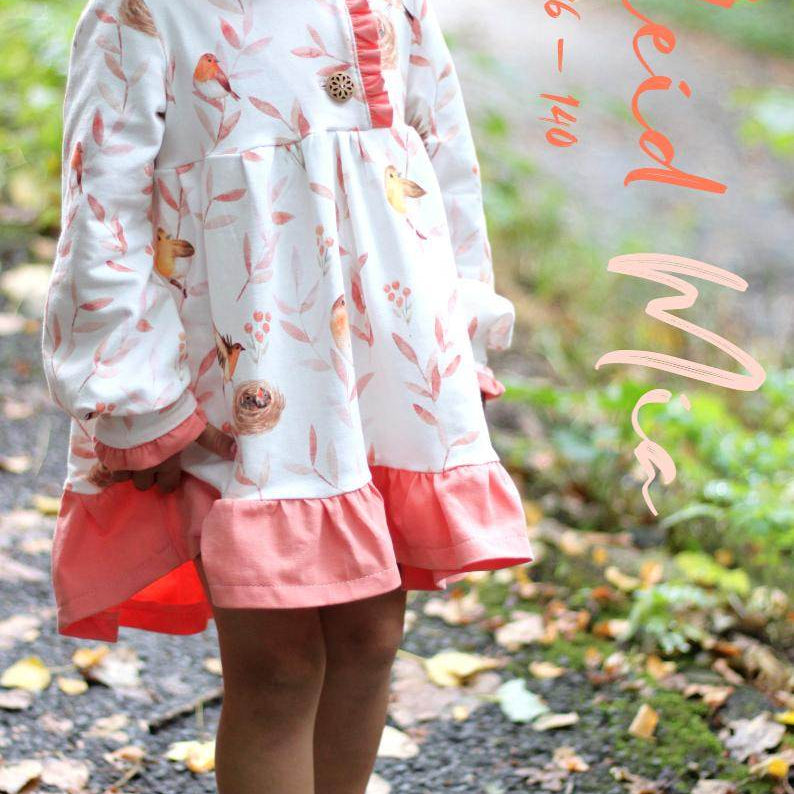 Schnittmuster Kleid Mia Größen 80-140, - Sewando