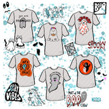 Plotterdatei Halloween "Spooky Ghosts" dxy, svg, jpeg