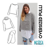 Schnittmuster "OVERSIZED PULLI" 34- 52