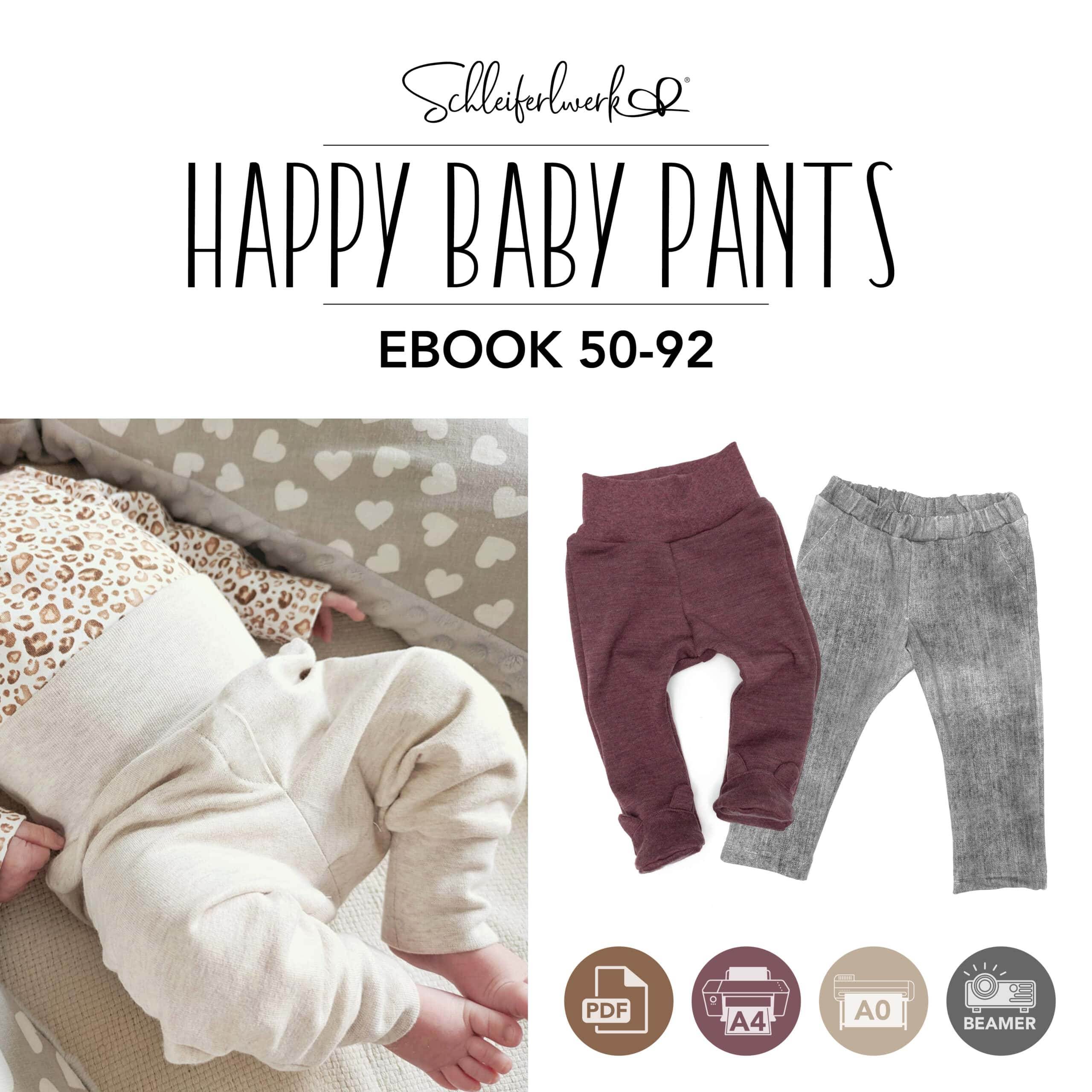 Schnittmuster Happy Baby Pants Gr. 50-92 - Sewando