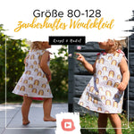 Schnittmuster zauberhaftes Wendekleid Gr. 80-128 - Sewando