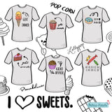 Plotterdatei "SWEETS" dxf, svg, jpeg