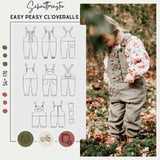Schnittmuster EASY PEASY CL*OVERALLS Gr. 56-170