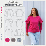 Schnittmuster #BASICSHIRT DAISY WOMAN 32-54 - Sewando
