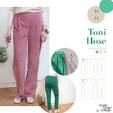 Toni Hose Gr. 34 - 44 Schnittmuster und Anleitung - Sewando