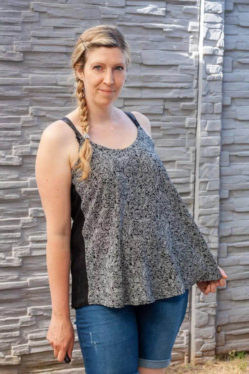 Schnittmuster Boho-Top Carneol Gr. 32 - 56 DE - Sewando
