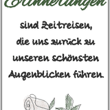 Stickdatei - 2 Trauersprüche mit Rosen - Sewando