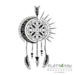 Traumfänger SonneMond | SVG, DXF, PNG Plotterdatei, Laserdatei - Sewando