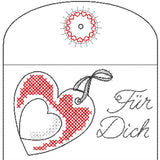 Stickdatei  "Liebespost" (8 ITH-Dateien)