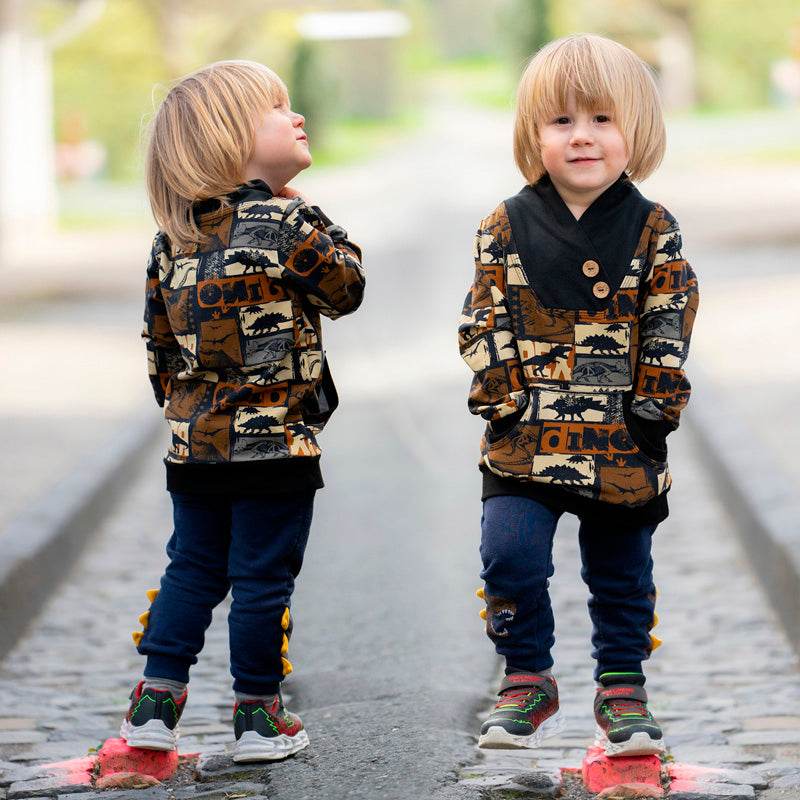 Bobo's Kragenzauber - Schnittmuster Pullover Größen 68-164 - Sewando