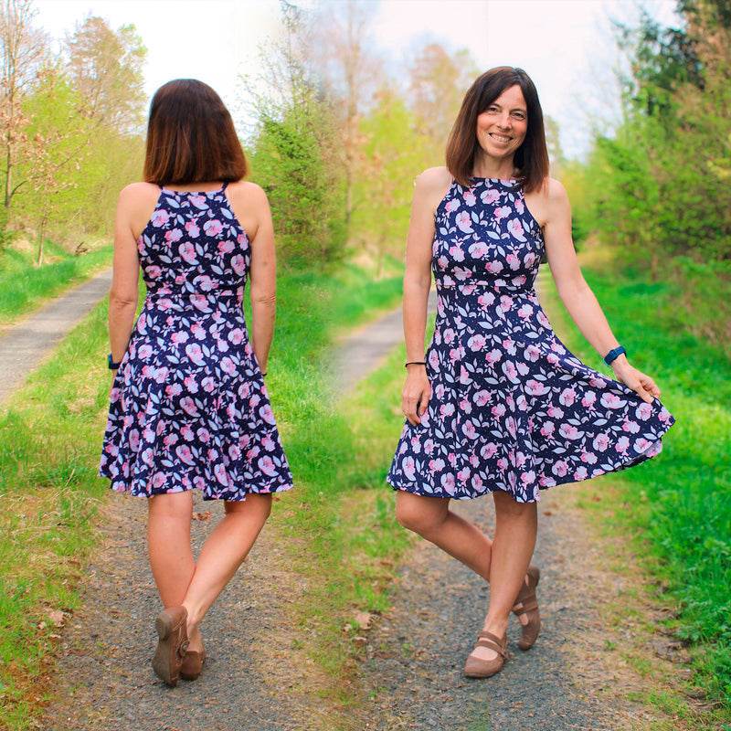 Niela's Verlockung - Schnittmuster Shirt, Kleid in den Größen 32-54 - Sewando