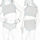 Phia's Wellenspiel - Schnittmuster Bikini, Badeanzug, Badekleid in den Größen 68-164 - Sewando