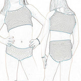Phia's Wellenspiel - Schnittmuster Bikini, Badeanzug, Badekleid in den Größen 68-164 - Sewando
