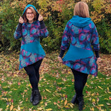 Niela's schräges Raglanteil - Schnittmuster Raglan Shirt, Tunika, Kleid in den Größen 32-54 - Sewando
