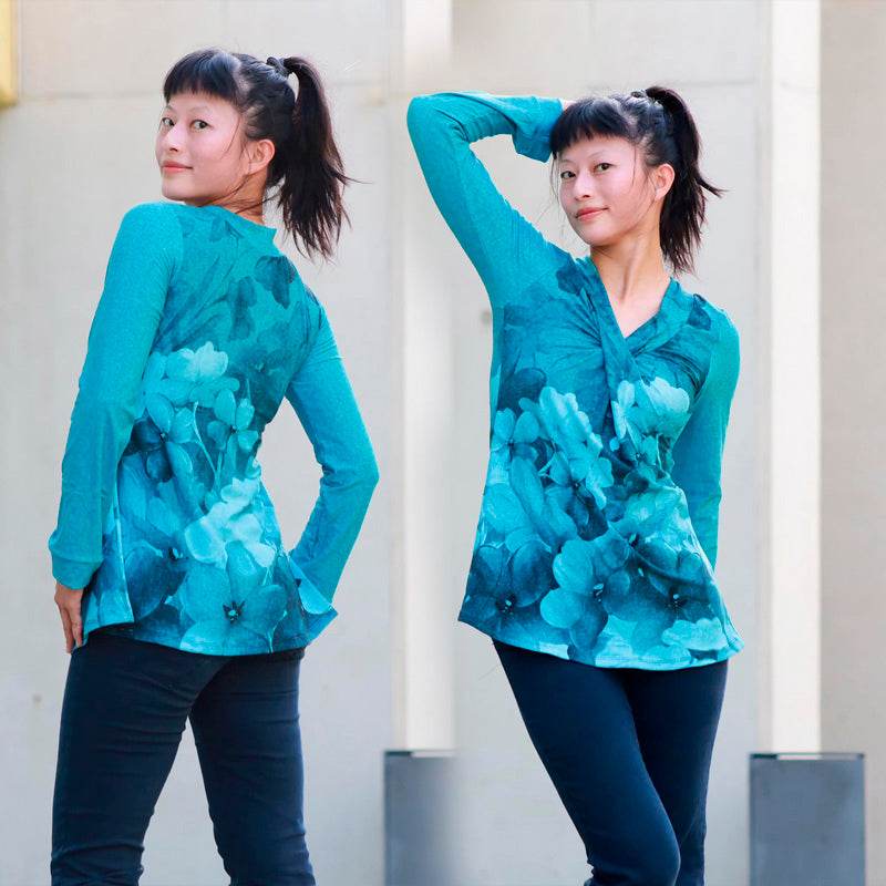 Niela's NeckWrap - Schnittmuster Top, Shirt, Tunika, Kleid in den Größen 32-54 - Sewando