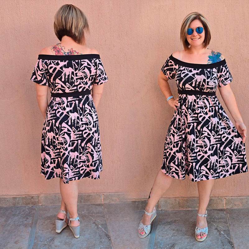 Niela's leichtes Teilchen - Schnittmuster Shirt, Kleid in den Größen 32-54 - Sewando