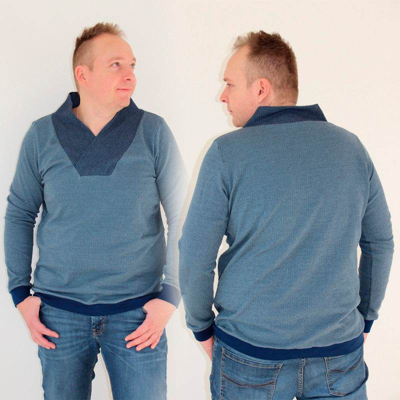 Cel's Kragenzauber - Schnittmuster Pullover Größen XS-6XL - Sewando