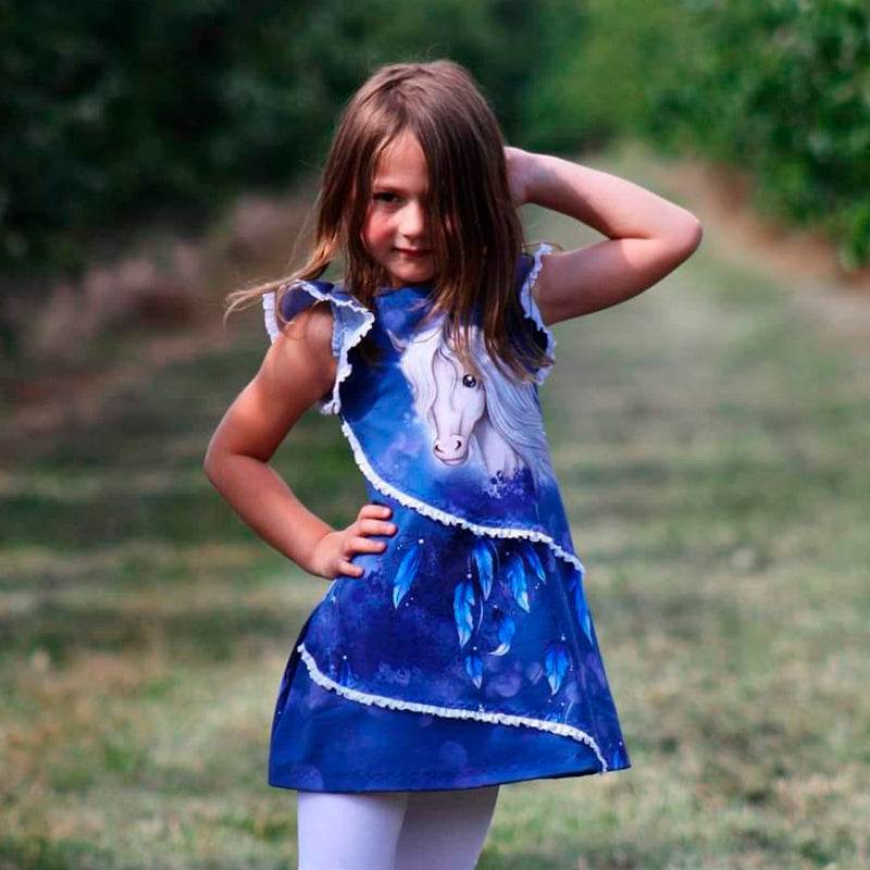 Phia's Cool Curved Dress - Schnittmuster Tunika, Kleid in den Größen 68-164 - Sewando