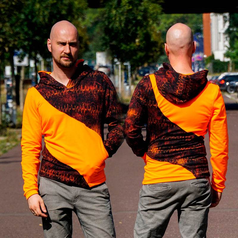 Cel's Cool Curved Hoodie - Schnittmuster in den Größen XS-6XL - Sewando