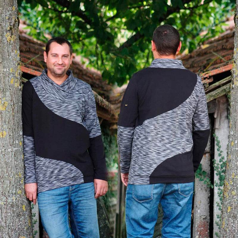 Cel's Cool Curved Hoodie Schnittmuster in den Größen XS-6XL