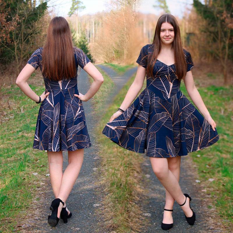 Niela's Butterfly - Schnittmuster Shirt, Tunika, Kleid in den Größen 32-54 - Sewando