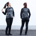 Niela's Roodie - Schnittmuster Raglanpullover, Shirt in den Größen 32-54 - Sewando